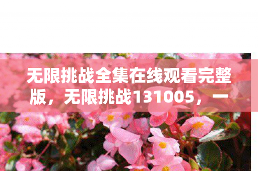 无限挑战全集在线观看完整版图片