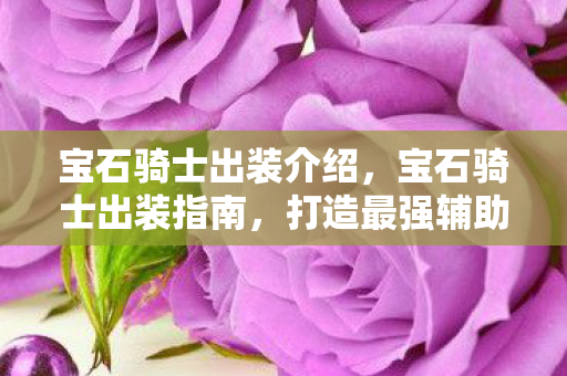 宝石骑士出装介绍图片