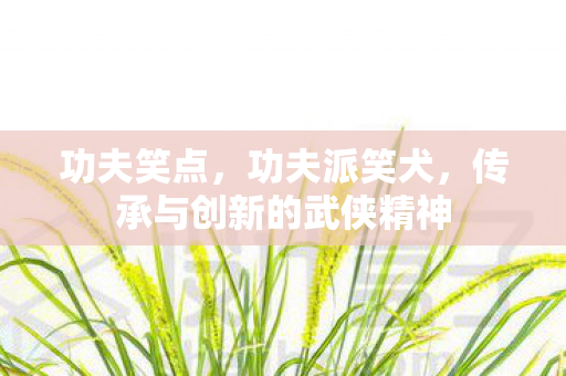 传承与创新的武侠精神图片