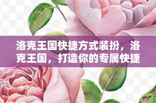 洛克王国快捷方式装扮图片