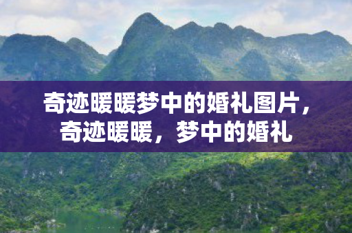 奇迹暖暖梦中的婚礼图片图片