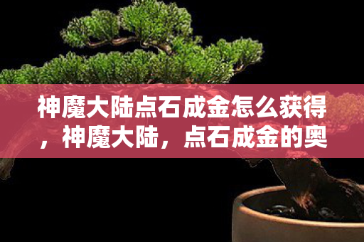 神魔大陆点石成金怎么获得，神魔大陆，点石成金的奥秘