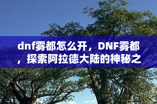 探索阿拉德大陆的神秘之地图片