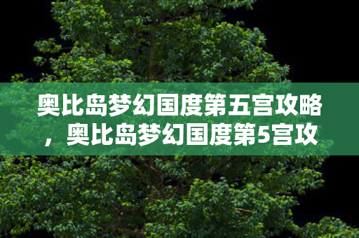 奥比岛梦幻国度第五宫攻略图片