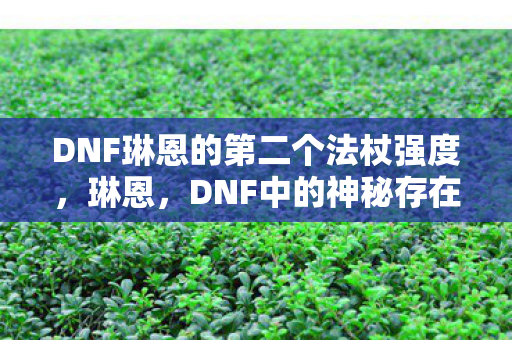 DNF琳恩的第二个法杖强度图片