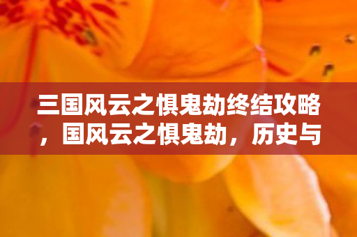 三国风云之惧鬼劫终结攻略图片