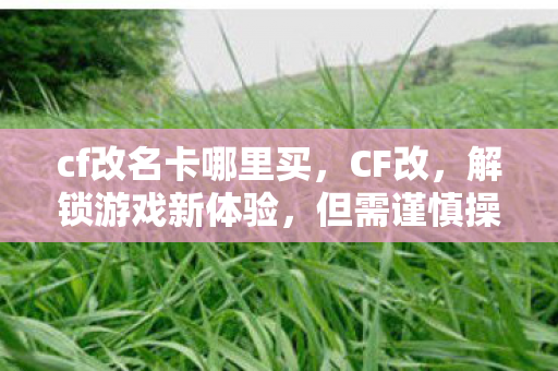 cf改名卡哪里买图片