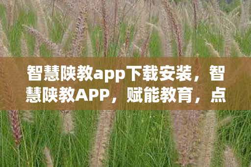 智慧陕教app下载安装图片