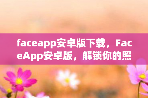 faceapp安卓版下载图片
