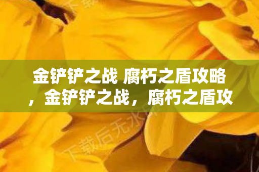 金铲铲之战 腐朽之盾攻略图片
