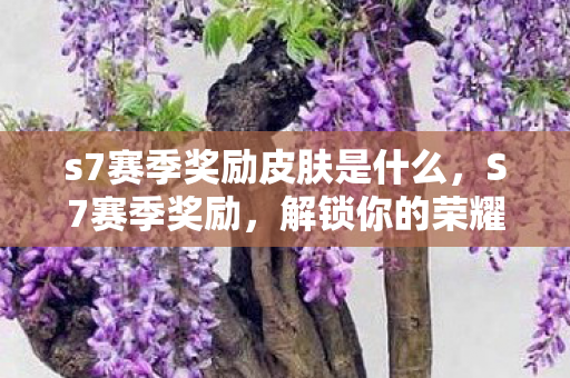 s7赛季奖励皮肤是什么图片
