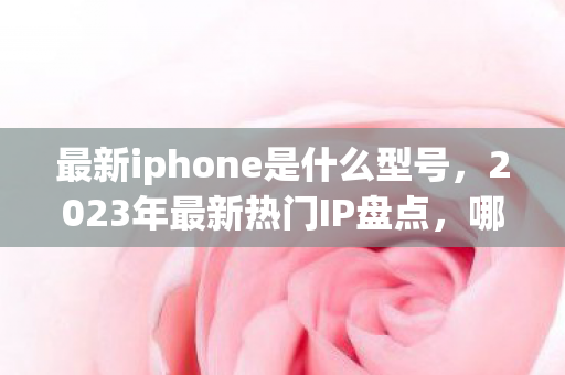最新iphone是什么型号图片