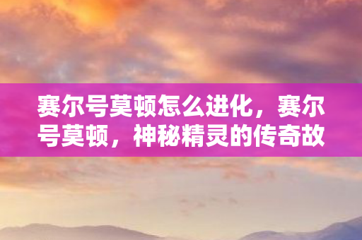 赛尔号莫顿怎么进化，赛尔号莫顿，神秘精灵的传奇故事