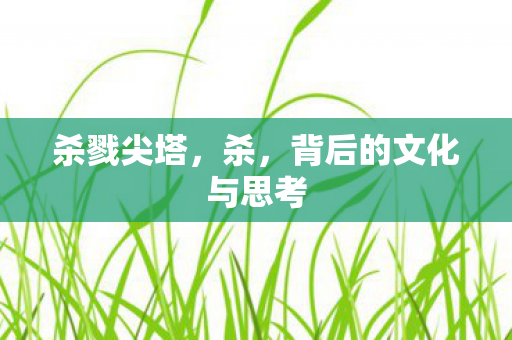 背后的文化与思考图片