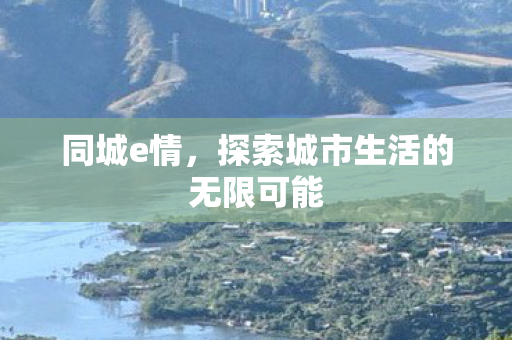 同城e情，探索城市生活的无限可能