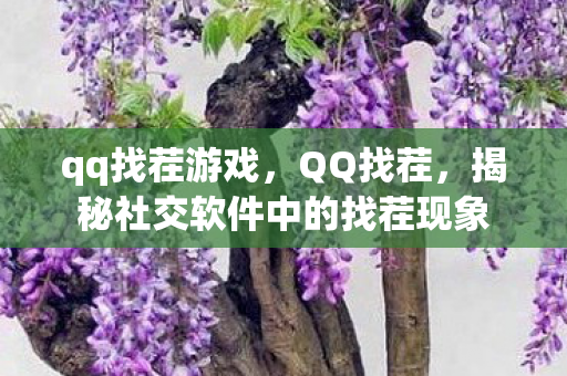 揭秘社交软件中的找茬现象图片