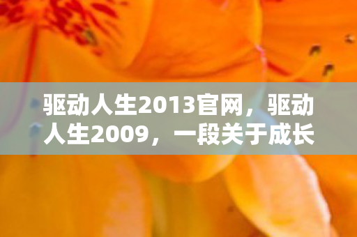 一段关于成长与梦想的旅程图片