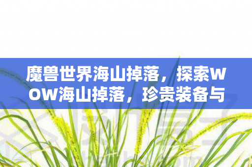 珍贵装备与稀有材料的神秘之旅图片