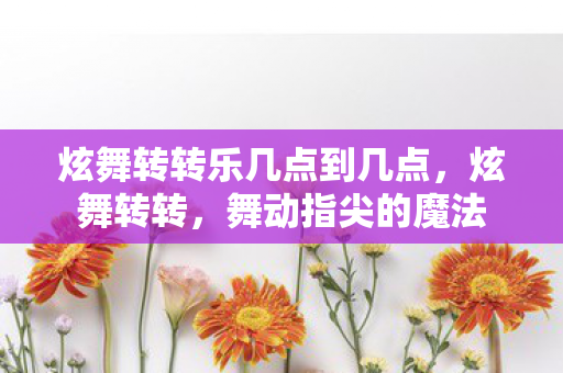 炫舞转转乐几点到几点图片