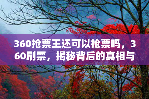 360抢票王还可以抢票吗，360刷票，揭秘背后的真相与影响