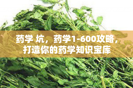 打造你的药学知识宝库图片