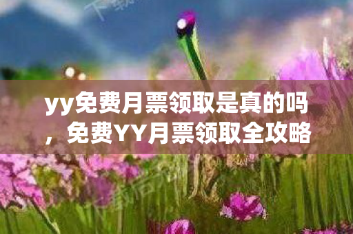 yy免费月票领取是真的吗，免费YY月票领取全攻略，解锁音乐盛宴的钥匙