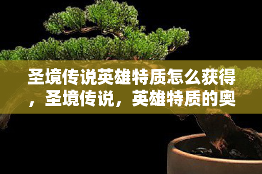 圣境传说英雄特质怎么获得图片