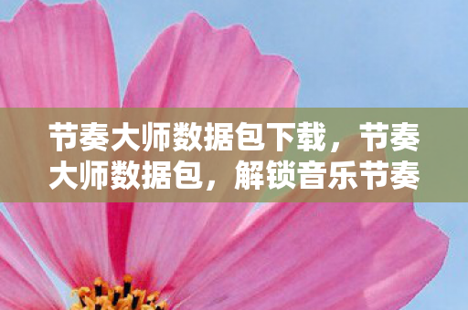 节奏大师数据包下载，节奏大师数据包，解锁音乐节奏新体验