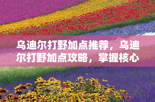 乌迪尔打野加点推荐，乌迪尔打野加点攻略，掌握核心技能，提升游戏胜率