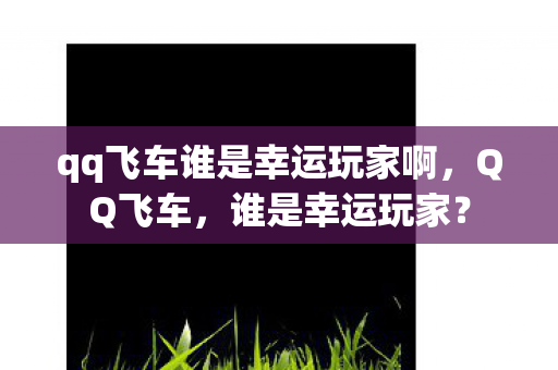 qq飞车谁是幸运玩家啊图片