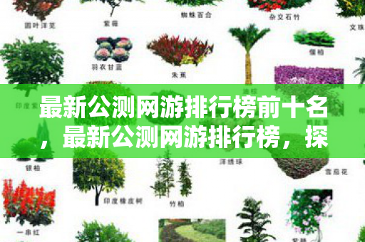 最新公测网游排行榜前十名图片