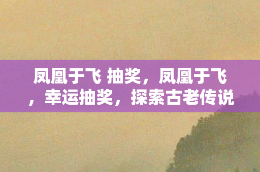 凤凰于飞 抽奖，凤凰于飞，幸运抽奖，探索古老传说中的幸运密码