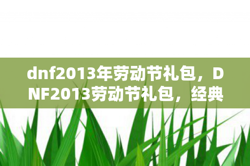 dnf2013年劳动节礼包图片