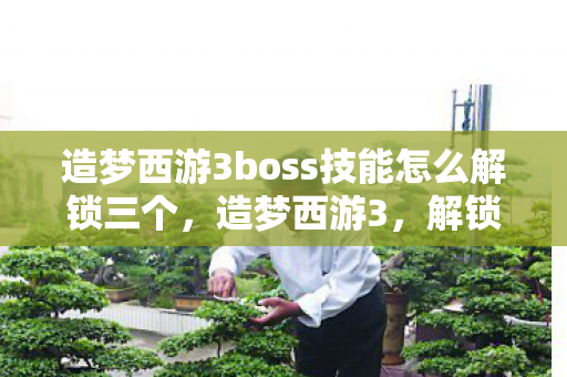 造梦西游3boss技能怎么解锁三个图片