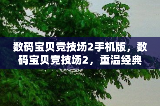 数码宝贝竞技场2手机版图片