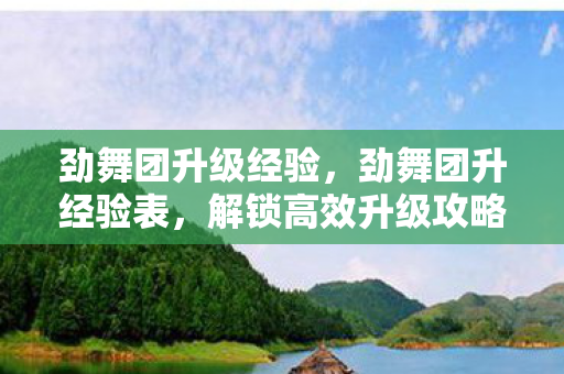 解锁高效升级攻略图片