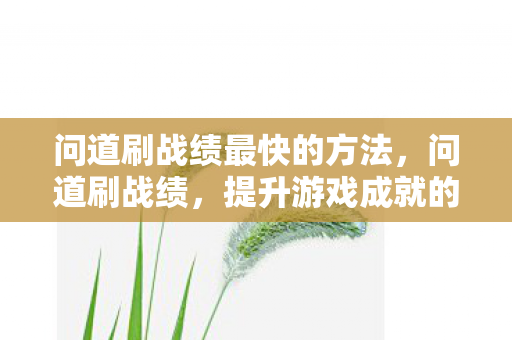 提升游戏成就的有效策略图片