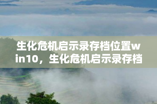 生化危机启示录存档位置win10图片