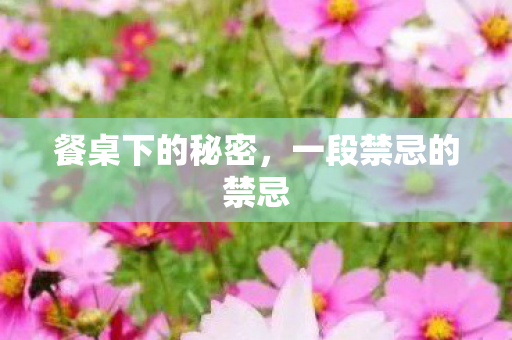 餐桌下的秘密，一段禁忌的禁忌