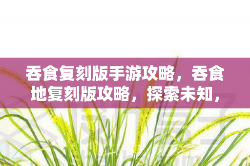 吞食复刻版手游攻略图片