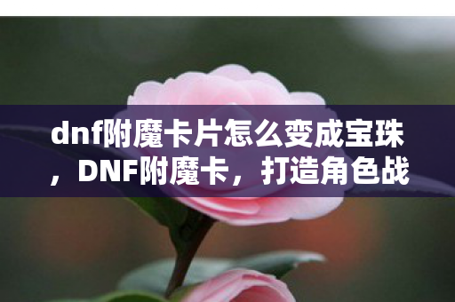 dnf附魔卡片怎么变成宝珠图片