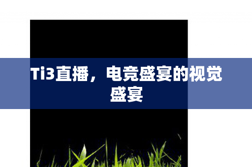 Ti3直播，电竞盛宴的视觉盛宴