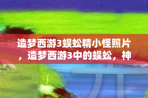造梦西游3蜈蚣精小怪照片图片