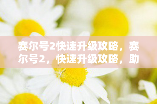 赛尔号2快速升级攻略，赛尔号2，快速升级攻略，助你成为宇宙最强训练师！