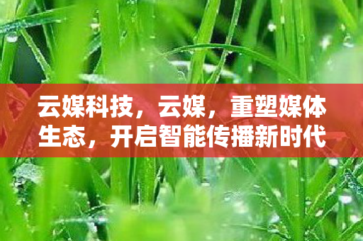 开启智能传播新时代图片