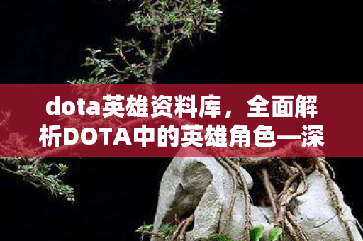 dota英雄资料库，全面解析DOTA中的英雄角色—深入了解DOTA英雄资料
