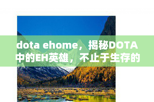 dota ehome，揭秘DOTA中的EH英雄，不止于生存的挑战者