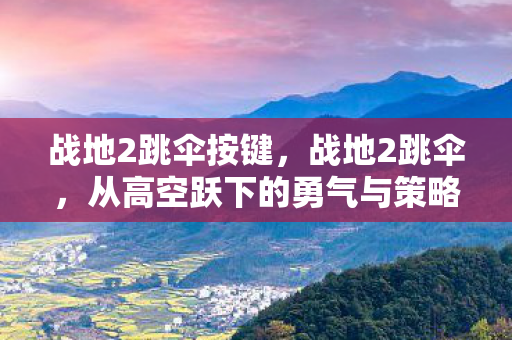 从高空跃下的勇气与策略图片