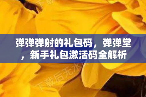 新手礼包激活码全解析图片