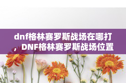 DNF格林赛罗斯战场位置详解图片